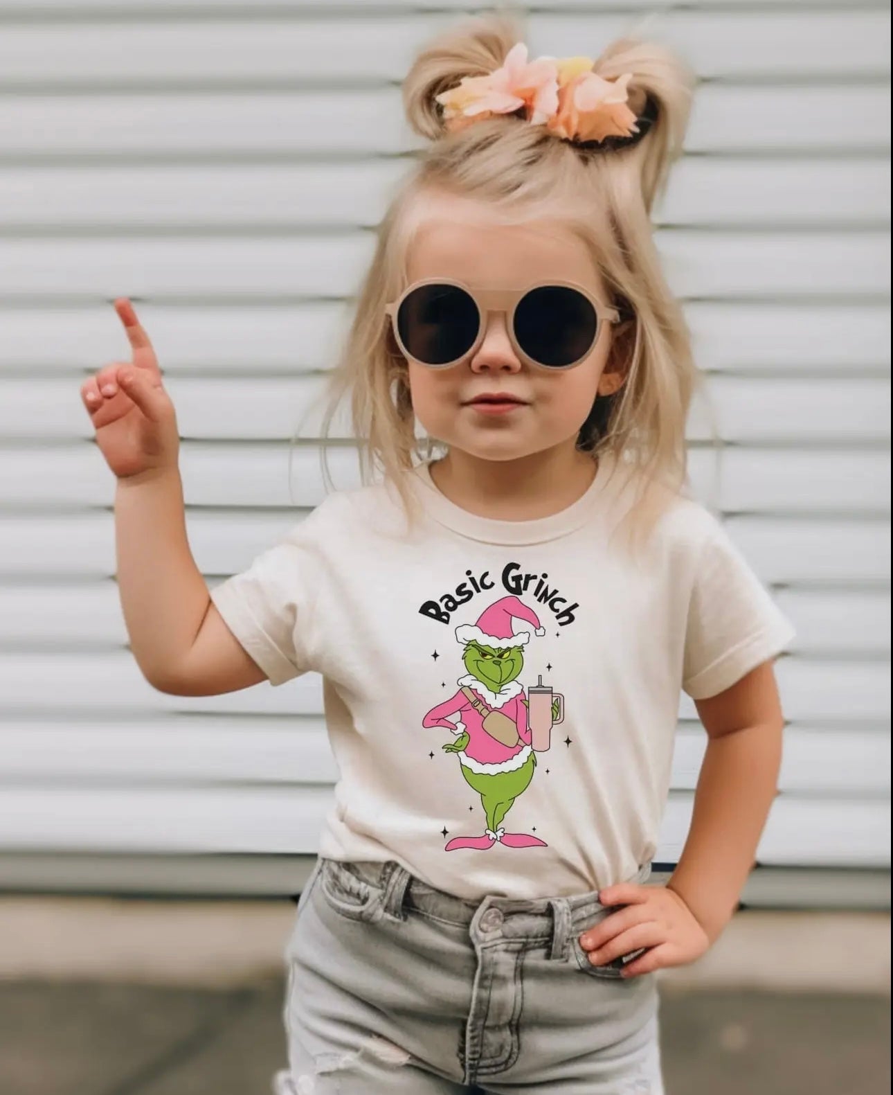 Basic Grinch tee- kids