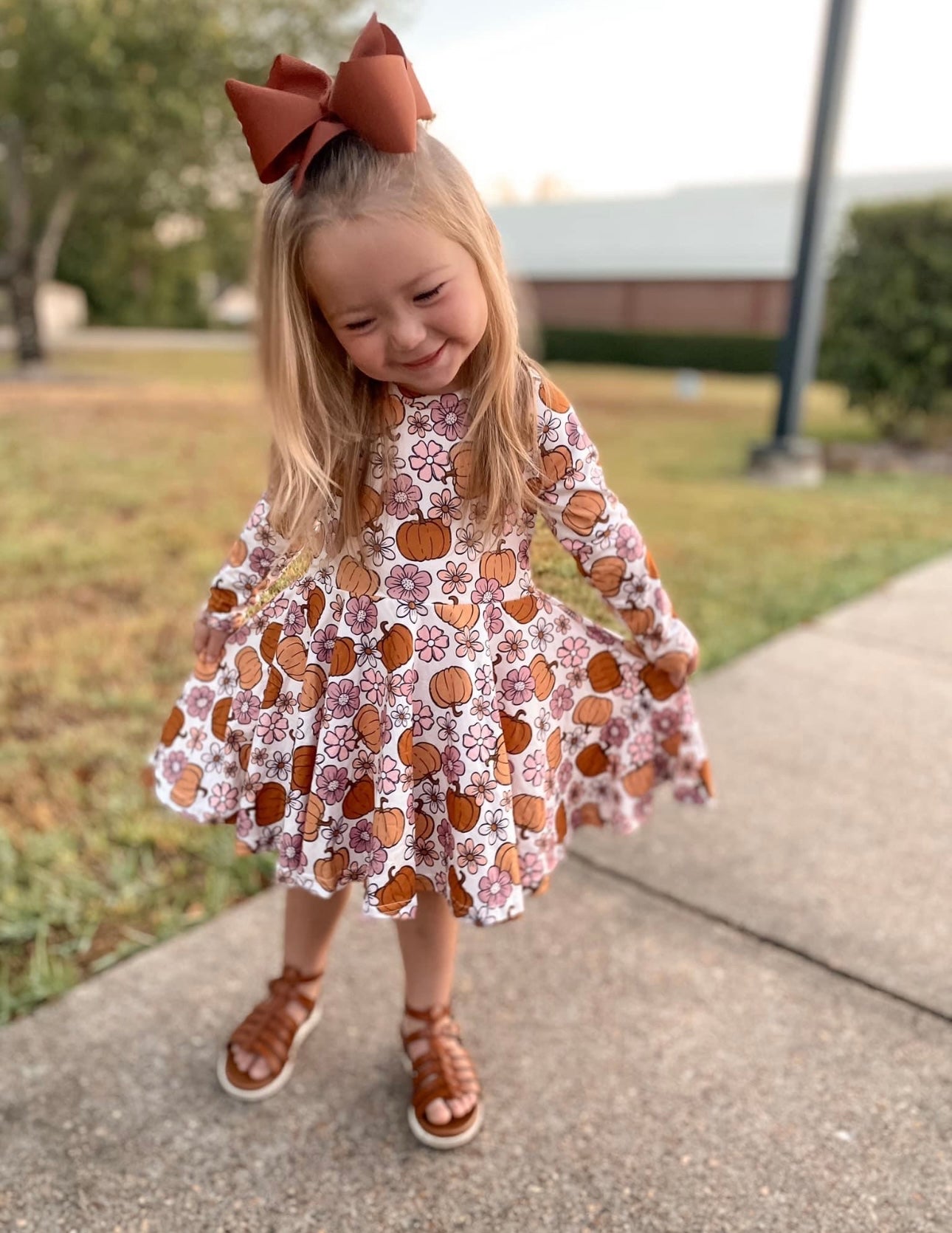 Pretty Pumpkin Dress