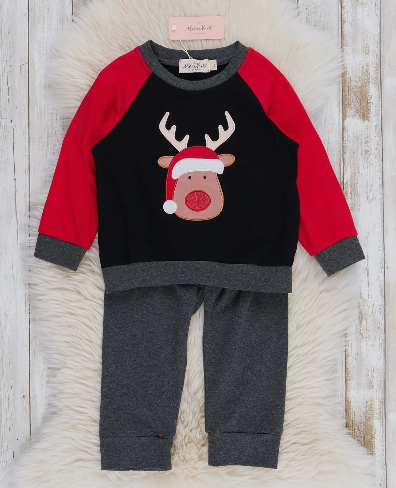 Rudolph boys sweater/pants set