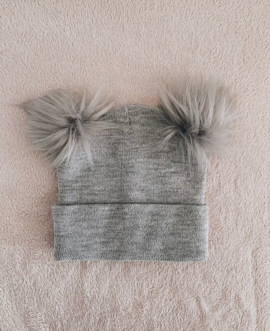 Pompom beanie- multiple colors/sizes