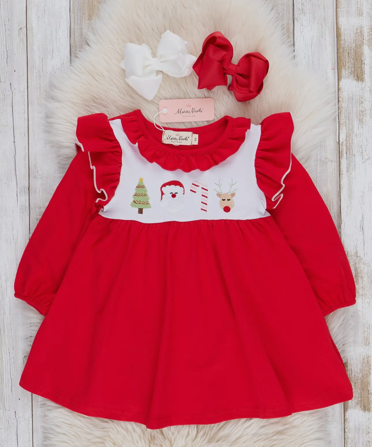 Smocked Christmas dress