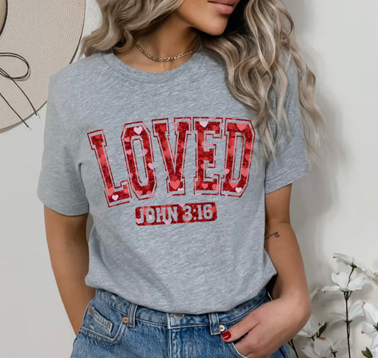 Loved John 3:16 tee