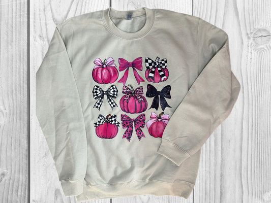 Pink Friday pumpkin sweatshirt