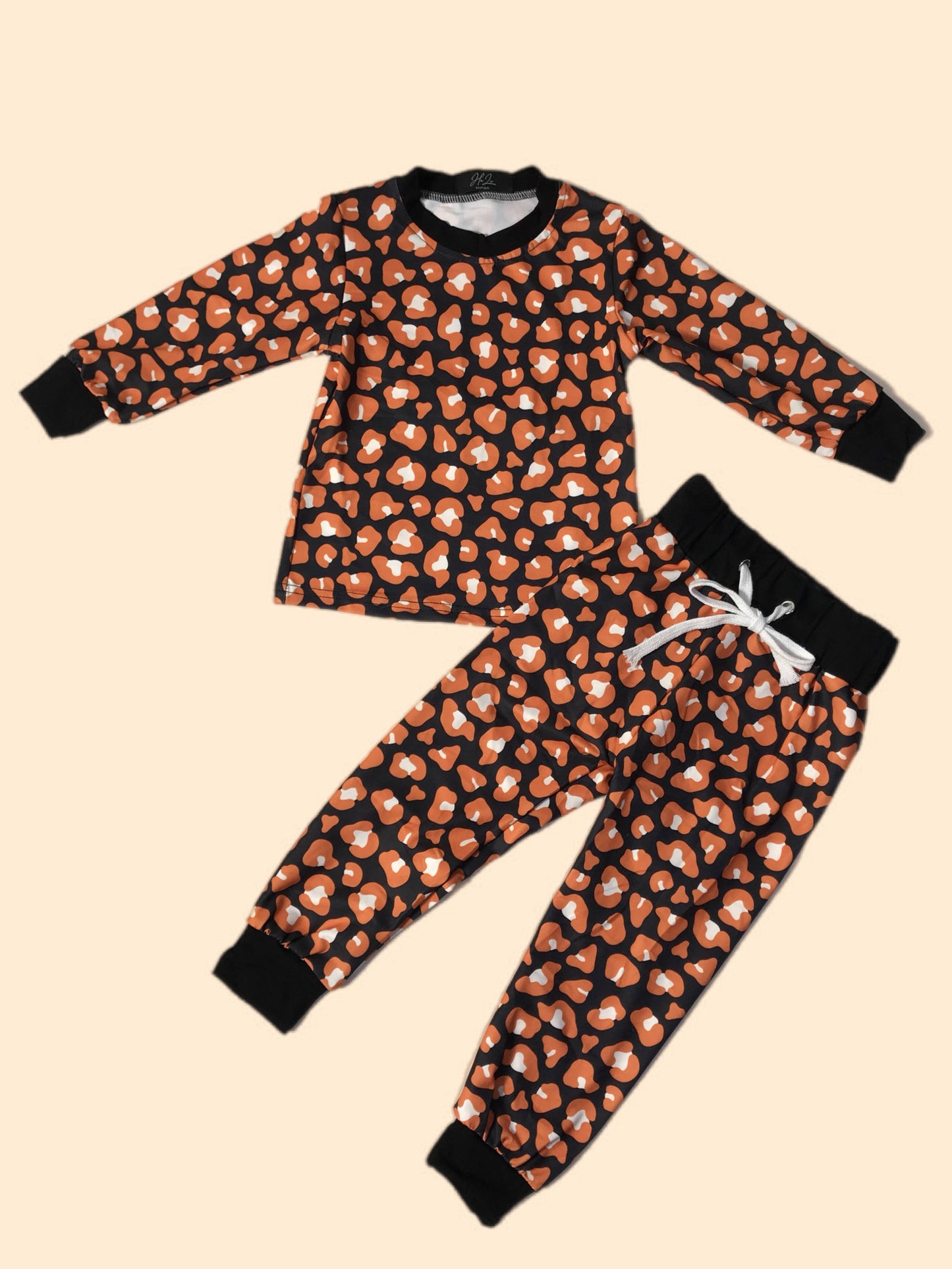 Cheetah Halloween pjs